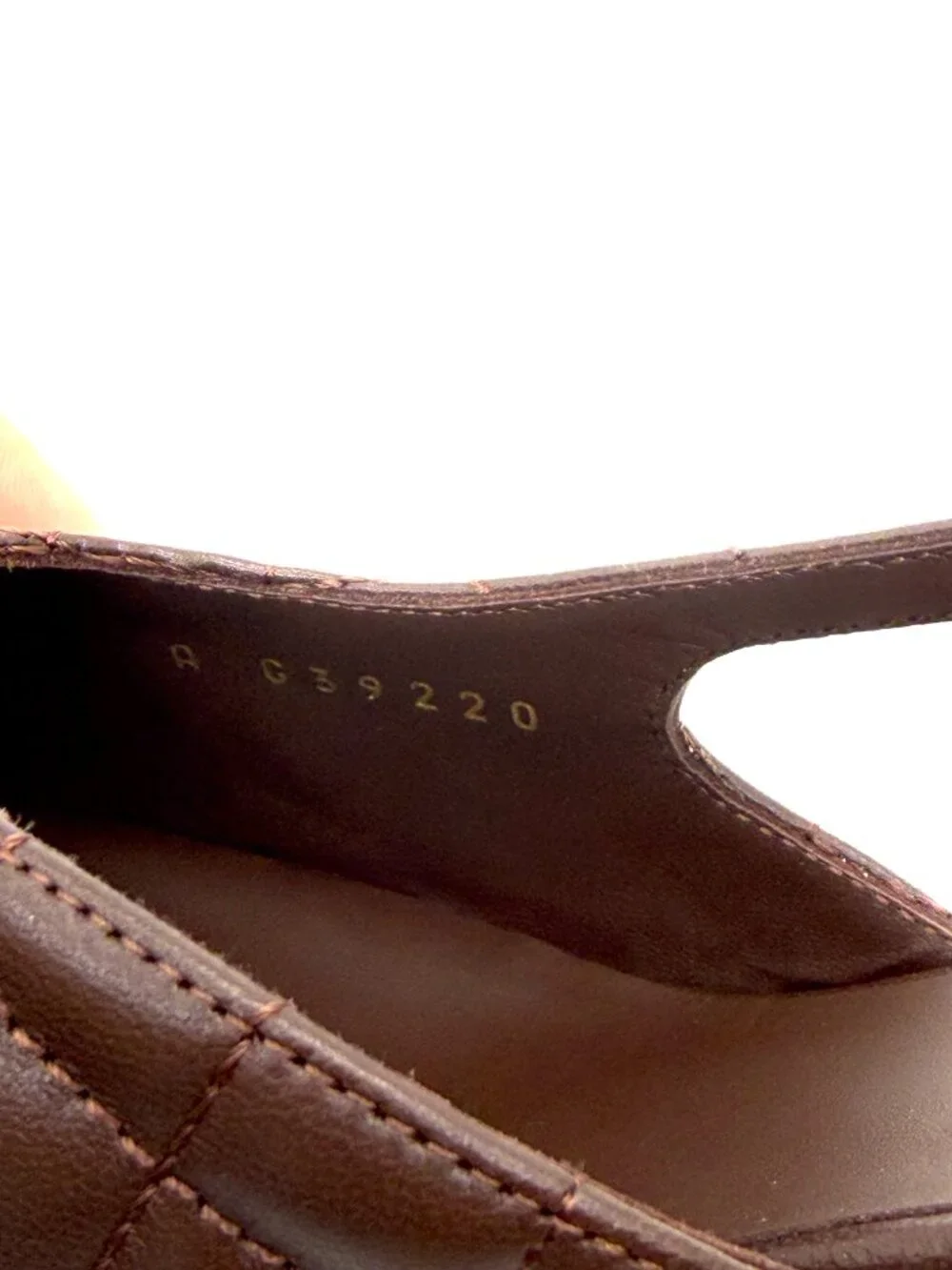 CHANEL 26B Coco Quilted Leather Mademoiselle Slingback Sandals Block Heels Pump